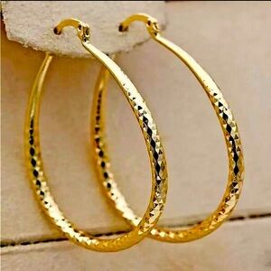 Elegant Gold Hoop Earrings